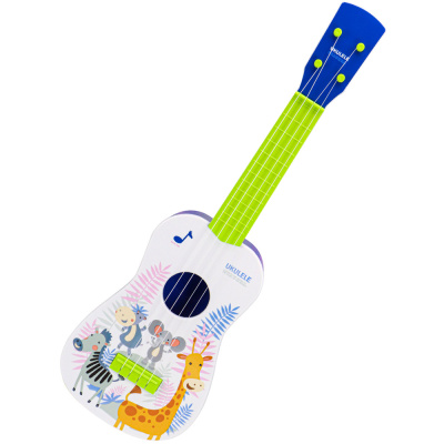 Гитара детская Веселый оркестр 60 см Рыжий кот И-4127 1